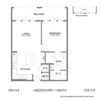 Bleecker Building at the Sound Rise apartments Dallas Floor plan 16