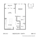 Bleecker Building at the Sound Rise apartments Dallas Floor plan 17