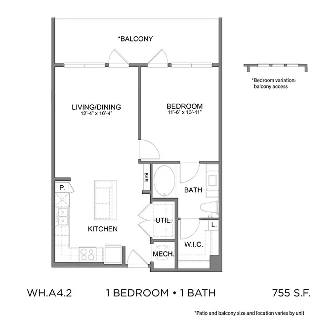 Bleecker Building at the Sound Rise apartments Dallas Floor plan 18