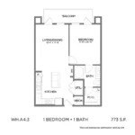 Bleecker Building at the Sound Rise apartments Dallas Floor plan 19