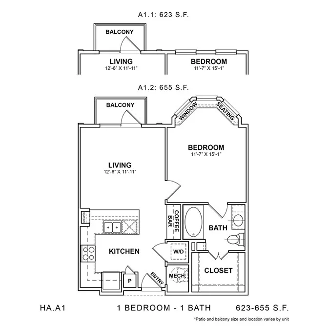 Bleecker Building at the Sound Rise apartments Dallas Floor plan 32