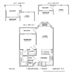 Bleecker Building at the Sound Rise apartments Dallas Floor plan 33