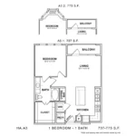 Bleecker Building at the Sound Rise apartments Dallas Floor plan 34