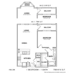 Bleecker Building at the Sound Rise apartments Dallas Floor plan 35