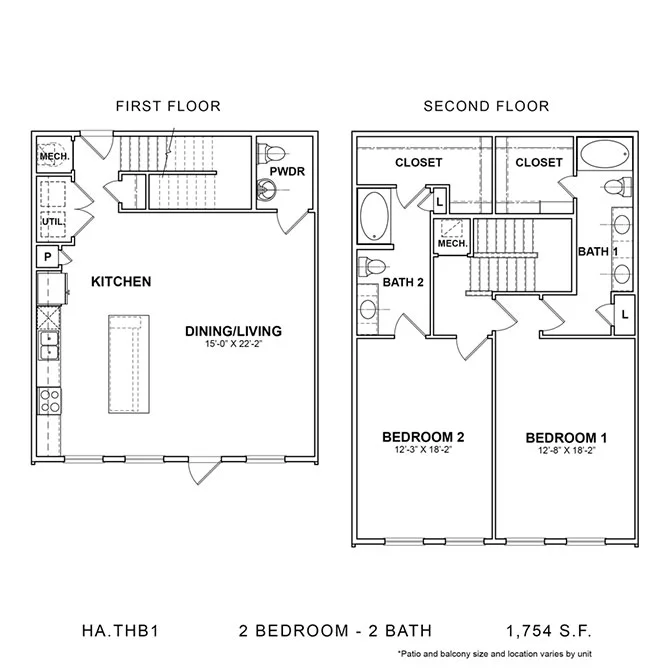 Bleecker Building at the Sound Rise apartments Dallas Floor plan 40