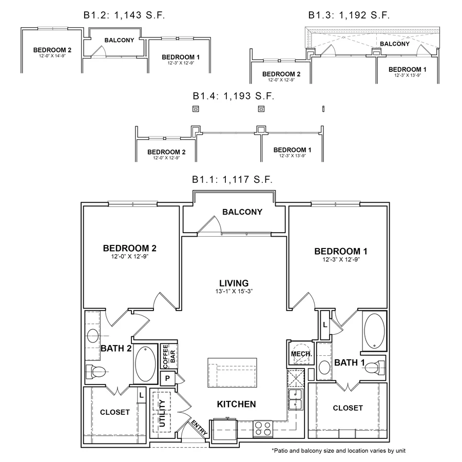 Bleecker Building at the Sound Rise apartments Dallas Floor plan 42