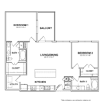 Bleecker Building at the Sound Rise apartments Dallas Floor plan 43