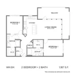 Bleecker Building at the Sound Rise apartments Dallas Floor plan 47