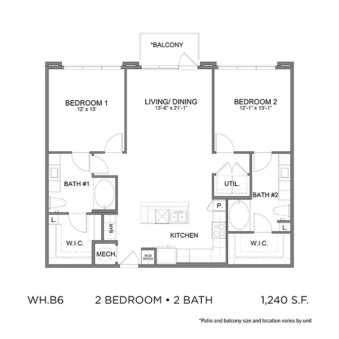 Bleecker Building at the Sound Rise apartments Dallas Floor plan 48