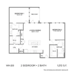 Bleecker Building at the Sound Rise apartments Dallas Floor plan 50