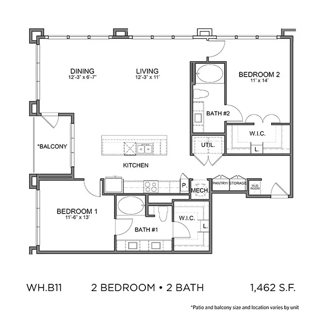 Bleecker Building at the Sound Rise apartments Dallas Floor plan 51