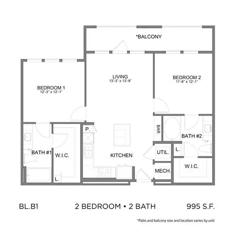 Bleecker Building at the Sound Rise apartments Dallas Floor plan 52