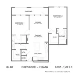 Bleecker Building at the Sound Rise apartments Dallas Floor plan 53