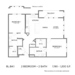 Bleecker Building at the Sound Rise apartments Dallas Floor plan 55