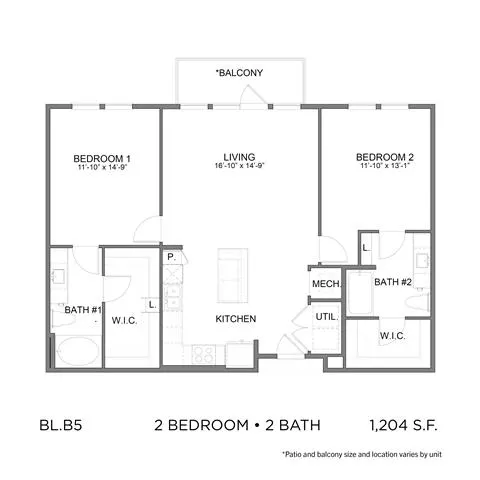 Bleecker Building at the Sound Rise apartments Dallas Floor plan 57