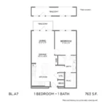 Bleecker Building at the Sound Rise apartments Dallas Floor plan 6