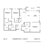Bleecker Building at the Sound Rise apartments Dallas Floor plan 62