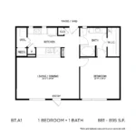Bleecker Building at the Sound Rise apartments Dallas Floor plan 8