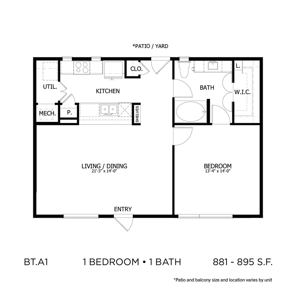 Bleecker Building at the Sound Rise apartments Dallas Floor plan 8