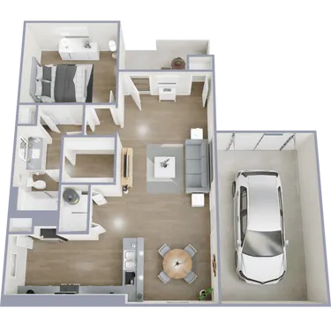 Bridgemoor @ Plano Rise apartments Dallas Floor plan 1