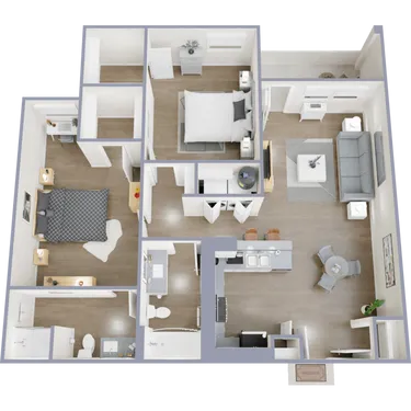Bridgemoor @ Plano Rise apartments Dallas Floor plan 10