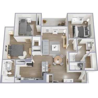 Bridgemoor @ Plano Rise apartments Dallas Floor plan 13