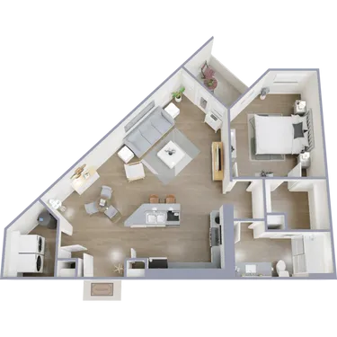 Bridgemoor @ Plano Rise apartments Dallas Floor plan 2