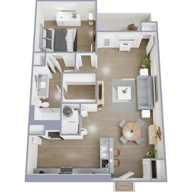 Bridgemoor @ Plano Rise apartments Dallas Floor plan 4