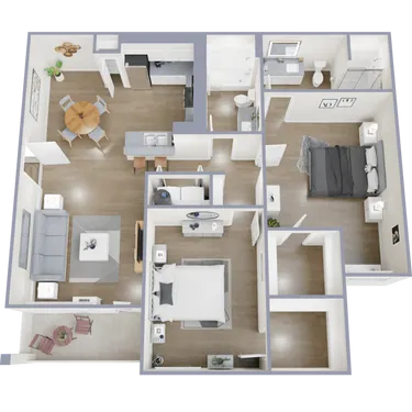Bridgemoor @ Plano Rise apartments Dallas Floor plan 8