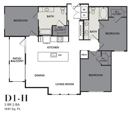 Broadstone Cross Creek Ranch Rise apartments Austin Floor plan 27
