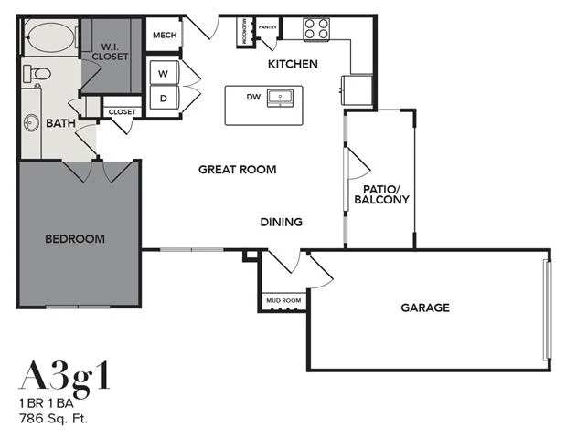 Broadstone Cross Creek Ranch Rise apartments Austin Floor plan 7
