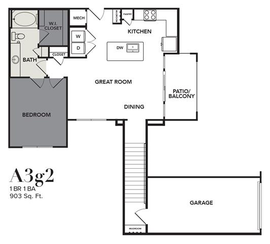 Broadstone Cross Creek Ranch Rise apartments Austin Floor plan 8