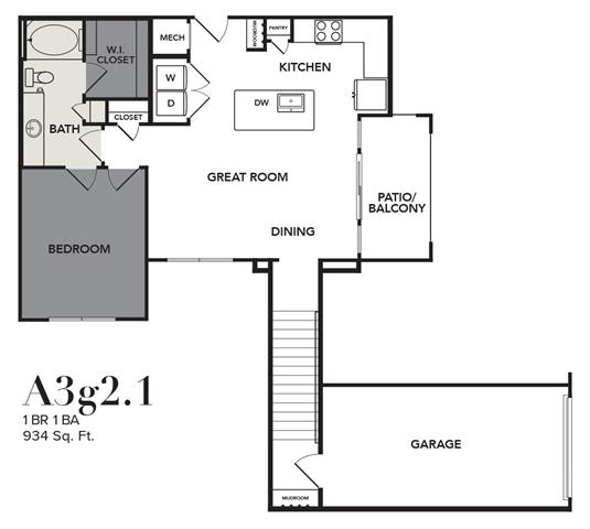 Broadstone Cross Creek Ranch Rise apartments Austin Floor plan 9