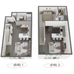 Broadway Chapter Rise apartments Dallas Floor plan 6