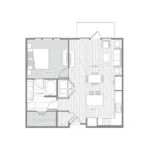 Burnett Lofts Rise apartments Dallas Floor plan 11