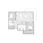 Burnett Lofts Rise apartments Dallas Floor plan 19