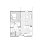 Burnett Lofts Rise apartments Dallas Floor plan 8