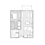 Burnett Lofts Rise apartments Dallas Floor plan 9