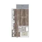 Cadence at Frisco Station Rise apartments Dallas Floor plan 1