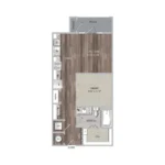 Cadence at Frisco Station Rise apartments Dallas Floor plan 2