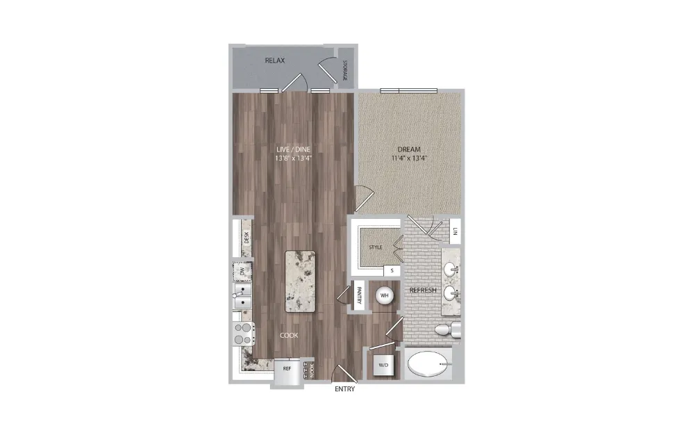 Cadence at Frisco Station Rise apartments Dallas Floor plan 7