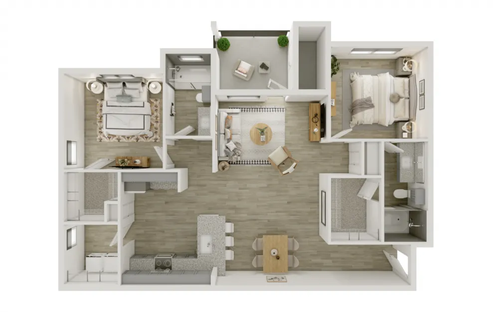 Carriage Homes on the Lake Phase 2 Rise apartments Dallas Floor plan 10