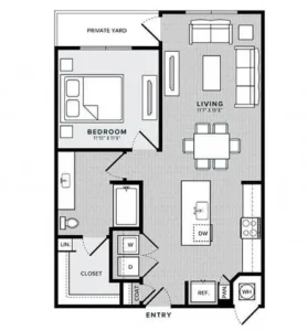 Cobalt Rise apartments Dallas Floor plan 2