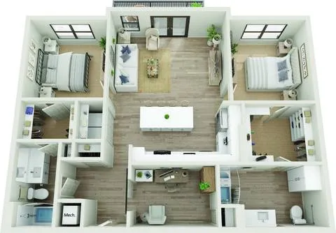 Copeland Rise apartments Dallas Floor plan 12