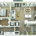 Copeland Rise apartments Dallas Floor plan 6