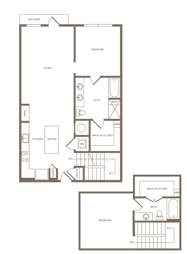 Cornell Midtown Rise apartments Dallas Floor plan 21