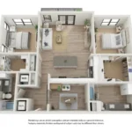 Corsair Rise apartments Dallas Floor plan 10