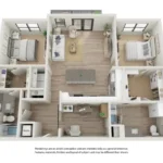 Corsair Rise apartments Dallas Floor plan 11