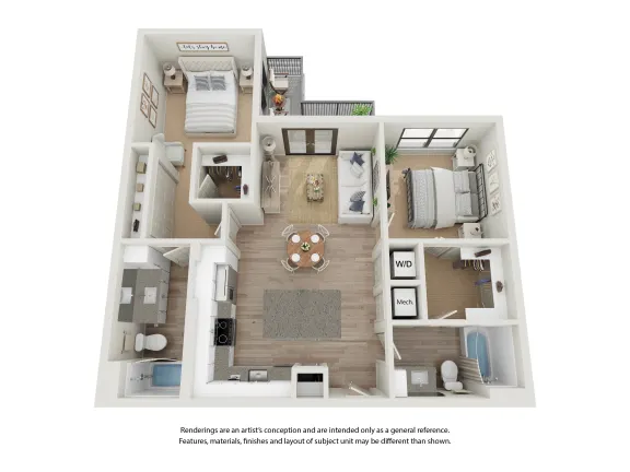 Corsair Rise apartments Dallas Floor plan 12