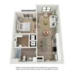 Corsair Rise apartments Dallas Floor plan 2